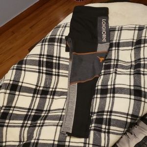 VS Pink Texas Longhorns large Workout Leggings